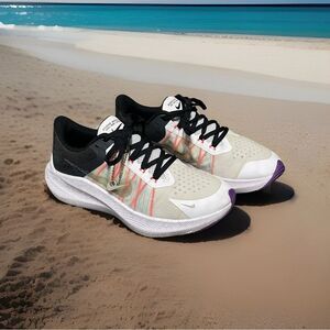 Nike Zoom Winflo 8 CW3421-103 Women's White/Crimson/Purple Running Shoes Size 7